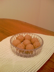 Sweet Potato Oat Bran Cookie Balls